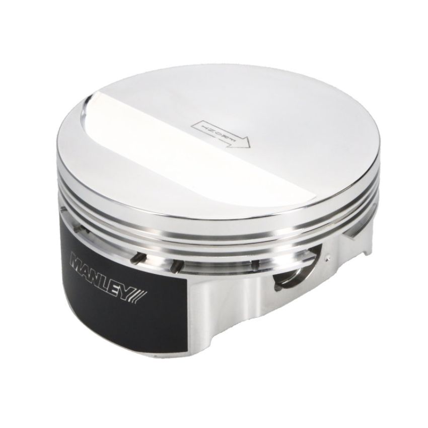 Manley Performance 592300C-8 Manley Chevrolet LS Series 4.000in Stroke 4.125in Bore -5cc Flat Top Standard Pistons - Set of 8