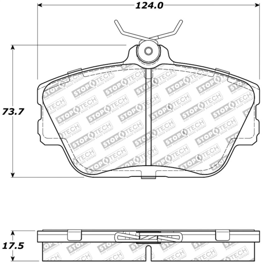 Stoptech 309.05980 Performance Brake Pads