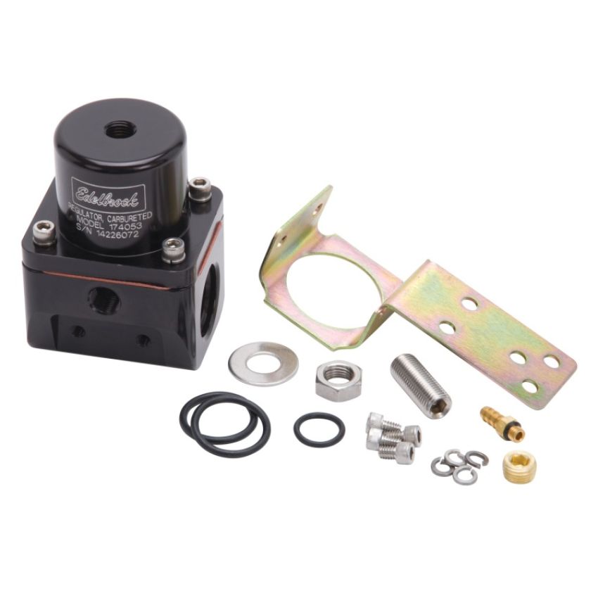 EDELBROCK EDE174053 Fuel Pressure Regulator Bypass Style 180GPH Blk