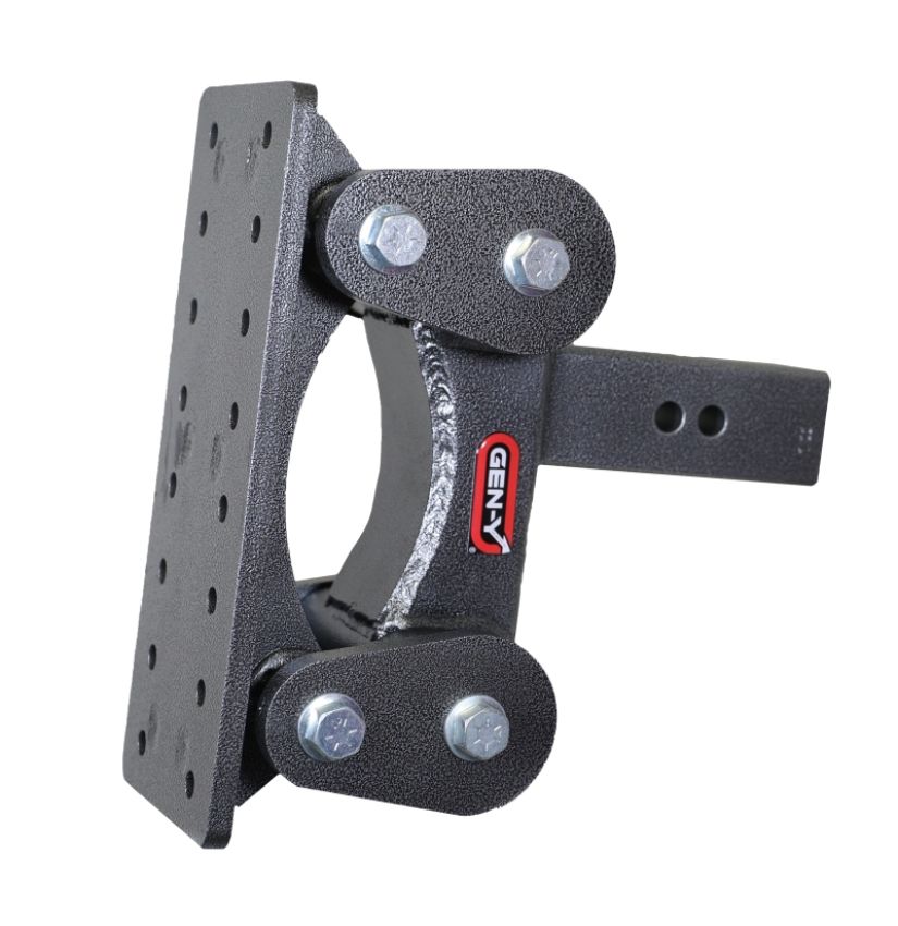 GEN-Y Hitch GH-1301 Gen-Y The Boss Torsion-Flex Pintle Plate 2.5in Shank 6.5in Drop 2.4K TW 21K Hitch