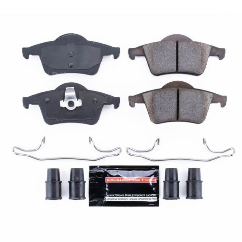 PowerStop Z23-795 PowerStop - Z23 Daily Driver Carbon-Fiber Ceramic Brake Pads with Hardware Kit