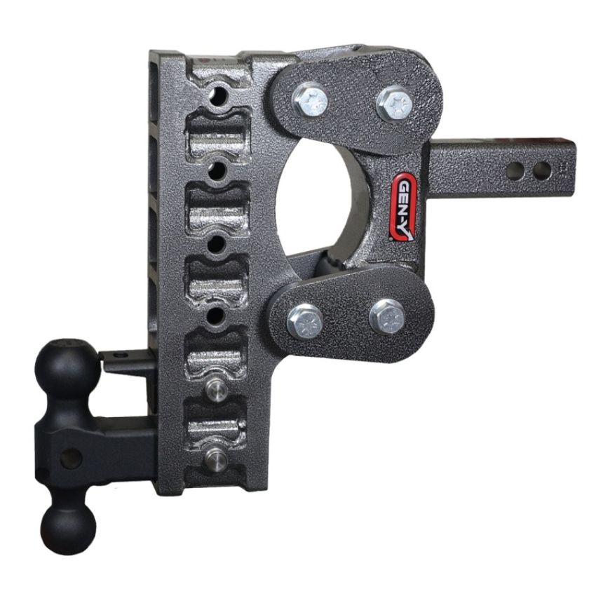 GEN-Y Hitch GH-1026 Gen-Y The Boss Torsion-Flex 2in Shank 10in Drop 10K Hitch w/GH-031 Dual-Ball/GH-032 Pintle Lock