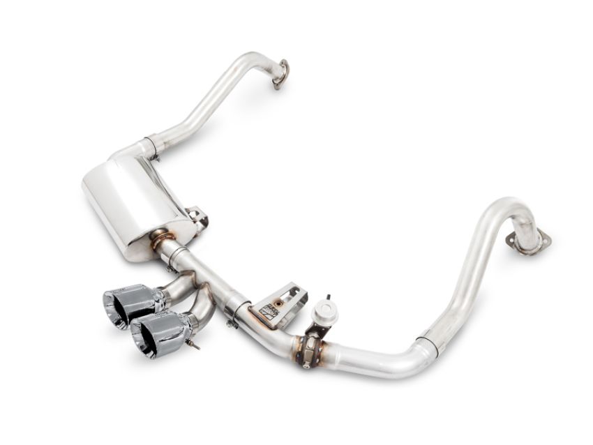 AWE Tuning 3025-32020 Porsche 718 Boxster / Cayman SwitchPath Exhaust (PSE Only) - Chrome Silver Tips