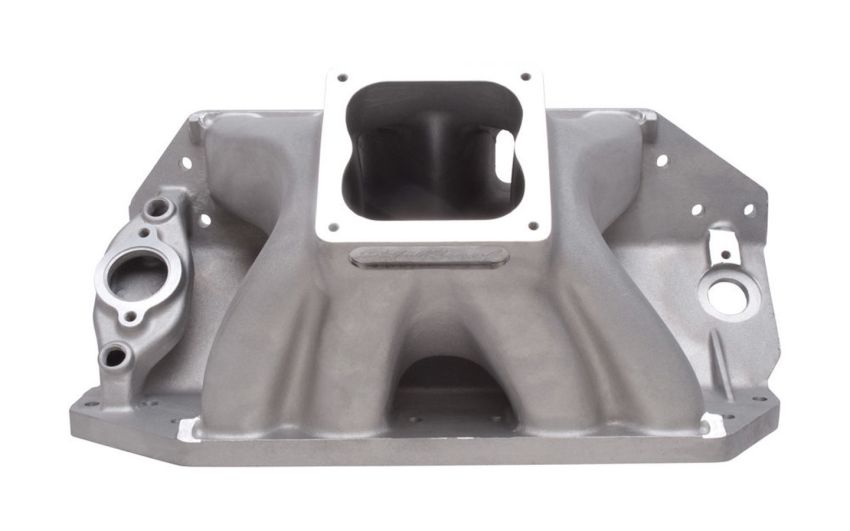 Edelbrock 28002 Manifold Big Victor II BBC w/  Profiler or Dart Big Chief Heads Dominator Flange