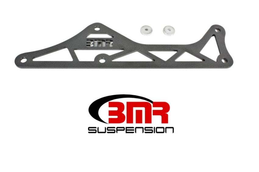 BMR 16-17 6th Gen Camaro Aluminum Driveshaft Tunnel Brace - Black Hammertone