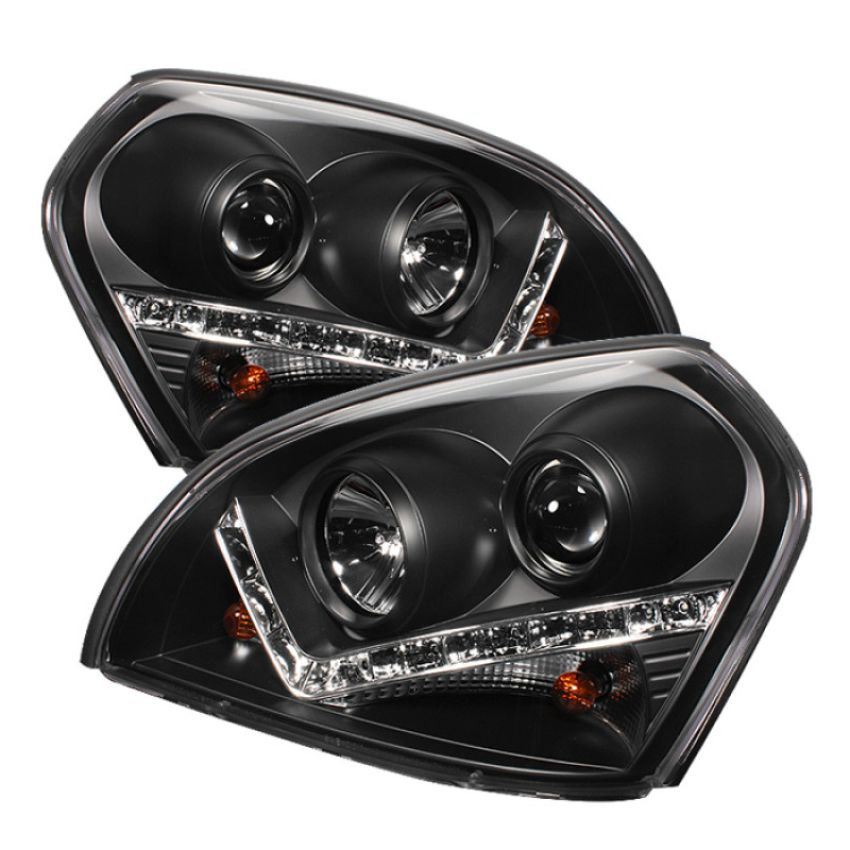 SPYDER 5029447 Projector Headlights - DRL - Black