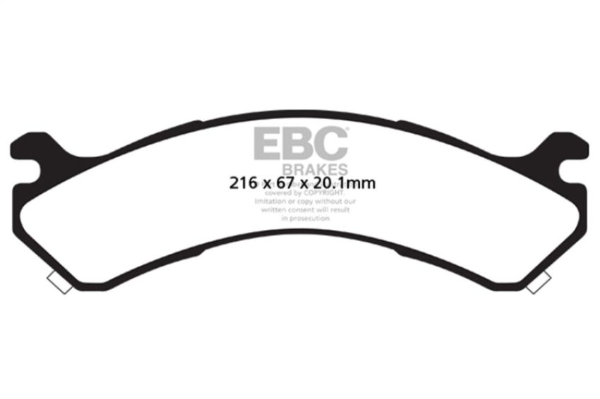 EBC Brakes UD909 Ultimax OEM Replacement Brake Pads