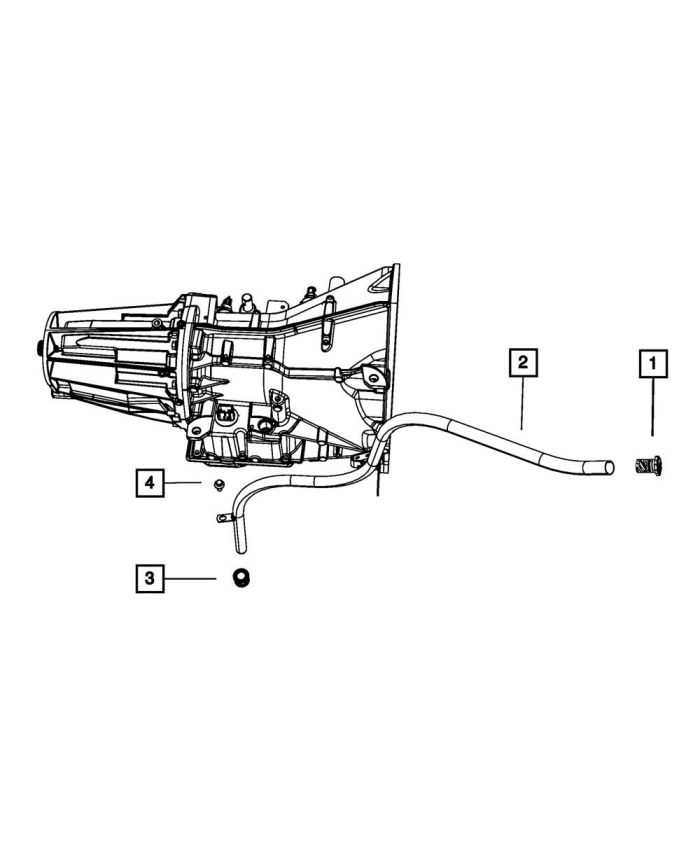 Mopar 53013591AE TUBE, Transmission Oil Filler