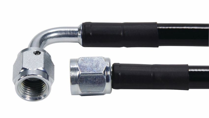 ALLSTAR PERFORMANCE ALL48444-32 Coated Line #4 Str to 90 Steel Ends 32in