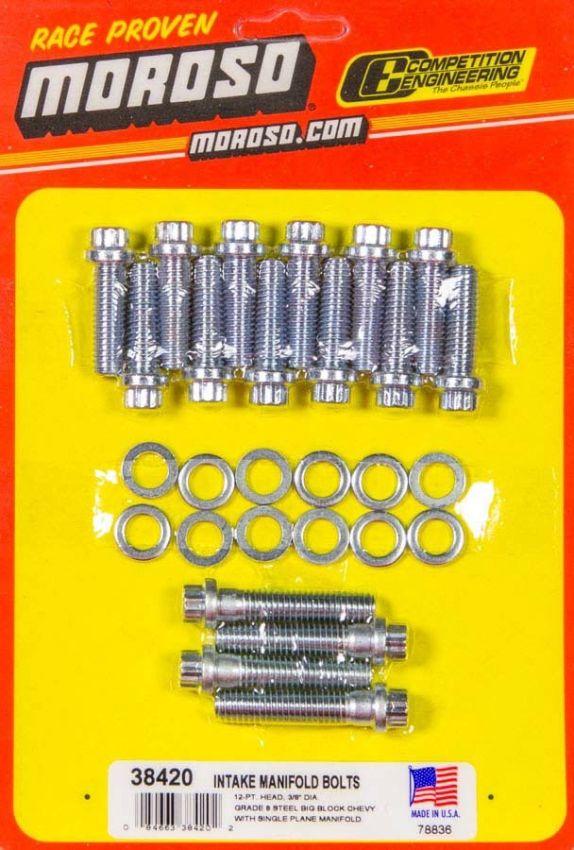 MOROSO MOR38420 Bb Chevy Intake Bolts