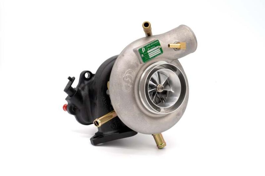 Forced Performance 2025090-0502010 Subaru STi/WRX Green Turbo 60mm Black Housing Internal WG w/Oil Line (D/S Only)