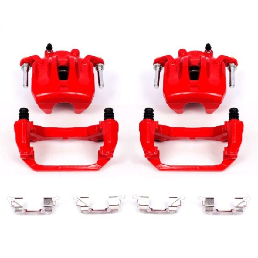 PowerStop S2880 Red Powder Coated Calipers