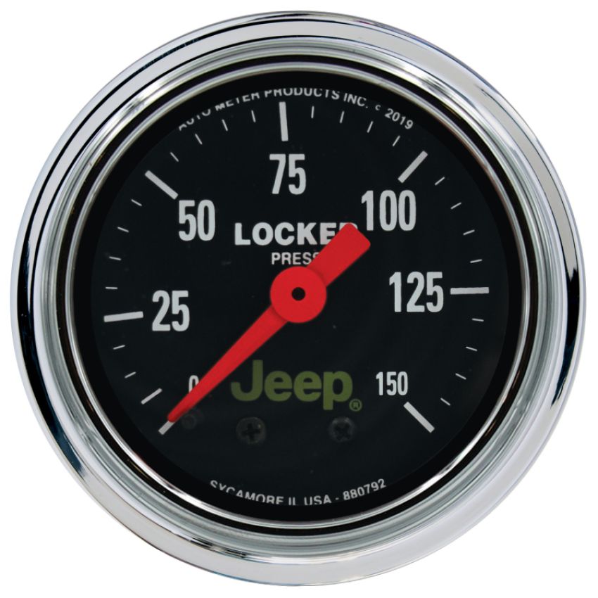 AutoMeter 880792 GAUGE, AIR LOCKER PRESS, 2 1/16