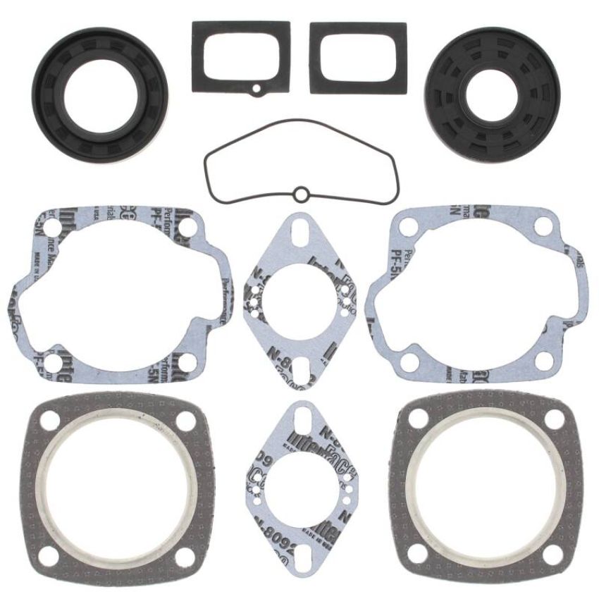 Vertex Pistons 711023 Vertex Gaskets 77-79 Moto ski 400 Futura Complete Gasket Kit w/ Oil Seals
