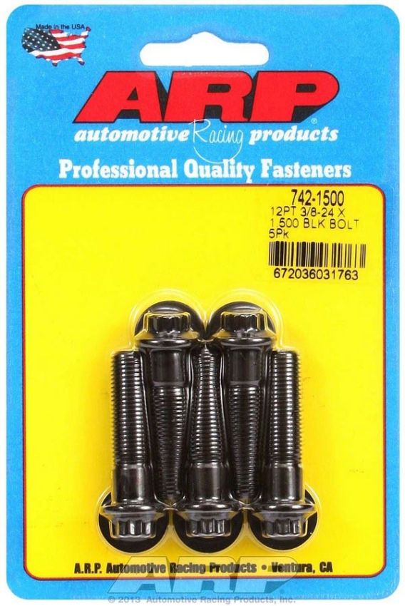 ARP ARP742-1500 Bolt Kit - 12pt. (5) 3/8-24 x 1.500