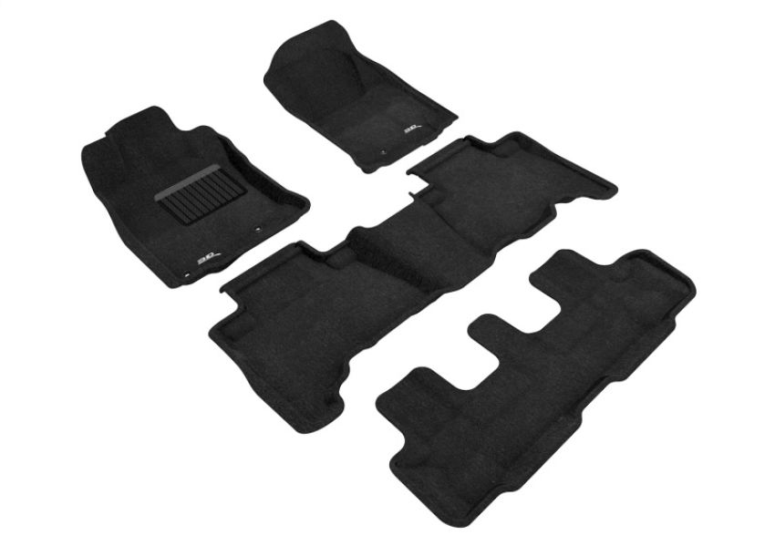 3D MAXpider L1TY12804709 13-24 Toyota 4Runner 7-Seat Elegant Black R1 R2 R3 (Post)