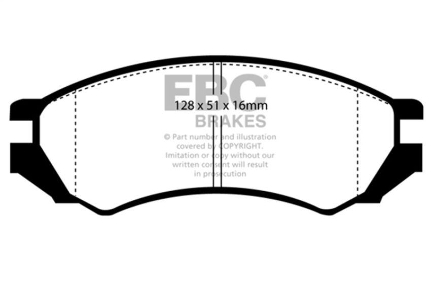 EBC Brakes DP3839C Redstuff Ceramic Low Dust Brake Pads