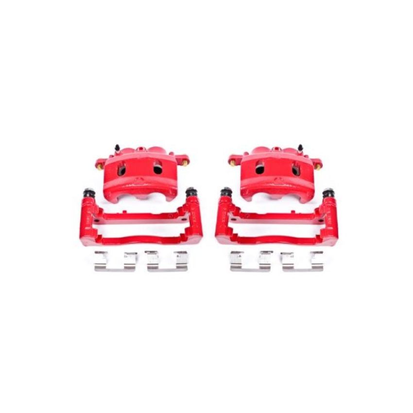 PowerStop S4918 Red Powder Coated Calipers