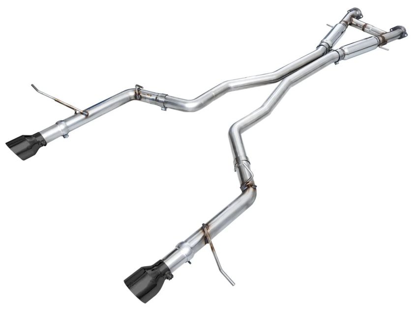 AWE Tuning 3020-33952 18-23 Dodge Durango SRT & Hellcat Track Edition Exhaust - Diamond Black Tips