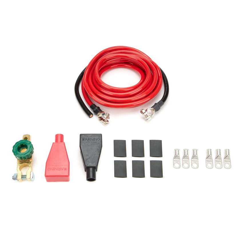 QUICKCAR RACING PRODUCTS QRP57-006 Battery Cable Kit 2 Ga. 15ft Red & 2ft Black