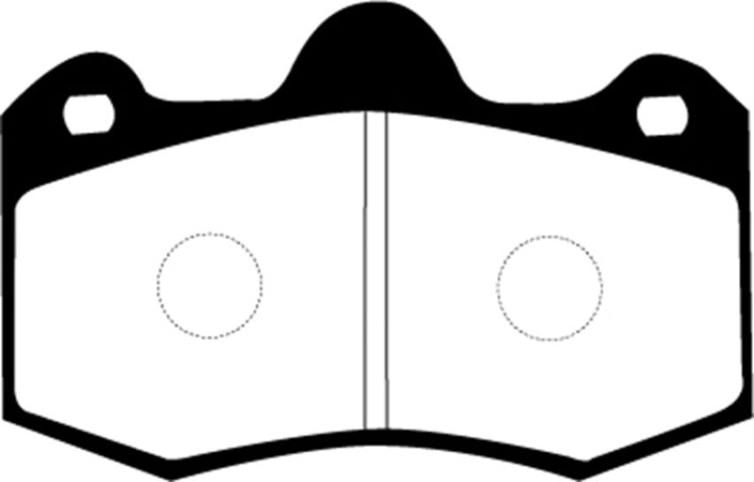 EBC Brakes DP4036R Yellowstuff Street And Track Brake Pads
