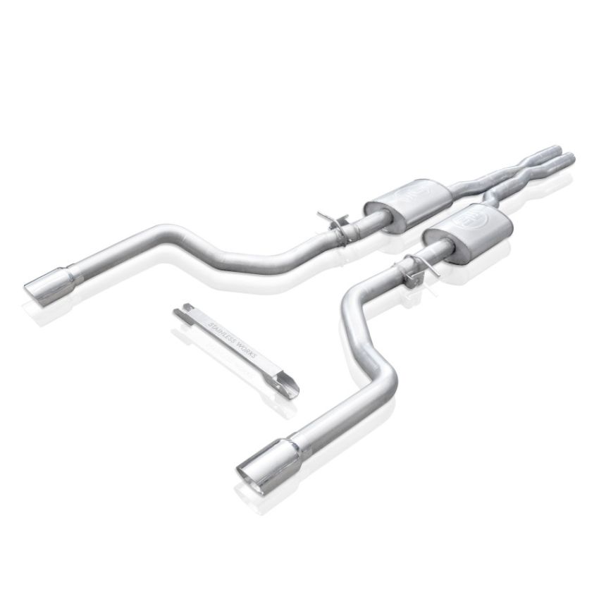 Stainless Works CHAR16CB Dodge Charger 2015-18 6.2L / 6.4L Hemi Factory Exhaust