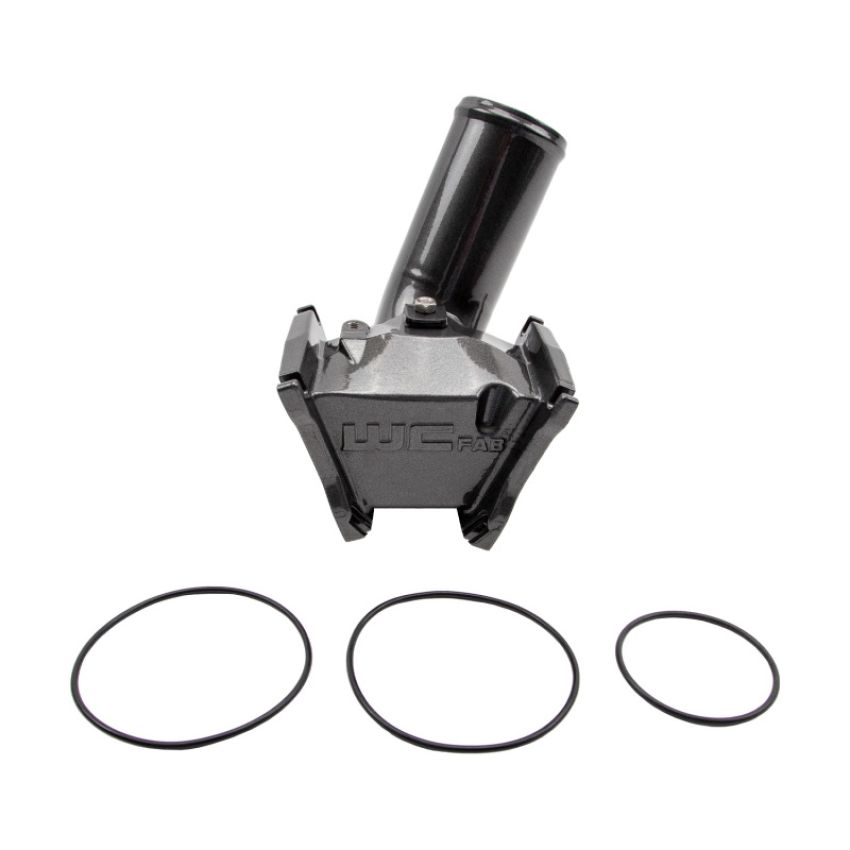 Wehrli WCF100235-GB Chevrolet LBZ/LMM Duramax 3in Y-Bridge Kit (Bridge Only) - Gloss Black