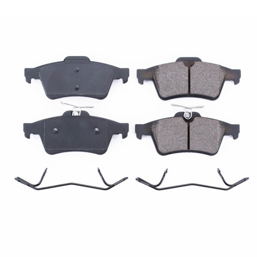 PowerStop 17-1095 PowerStop - Z17 Low-Dust Ceramic Brake Pads with Hardware