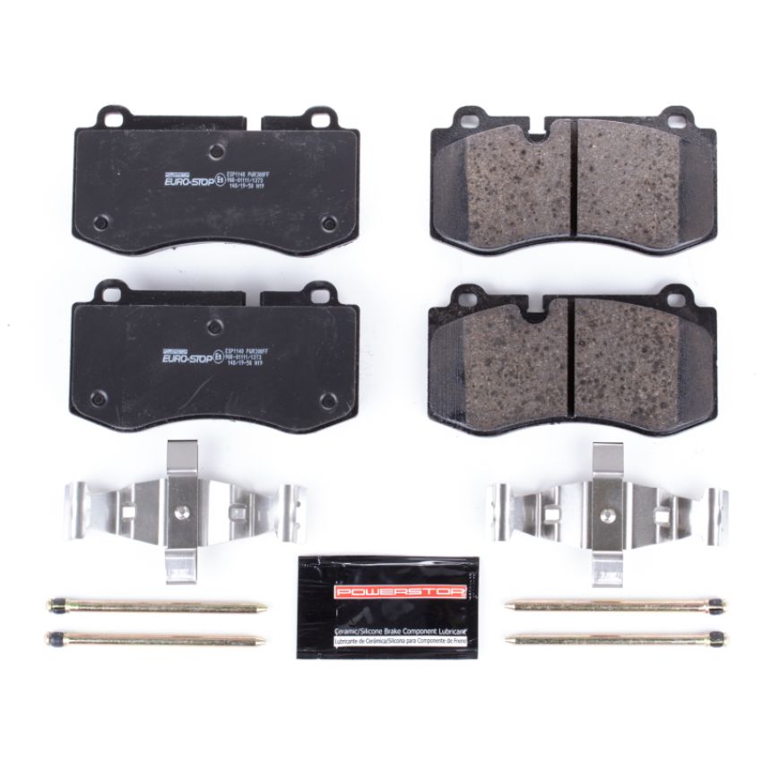 PowerStop ESP1140 EuroStop ECE-R90 Certified Brake Pad Set