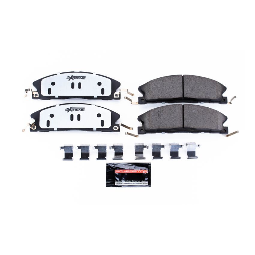 PowerStop Z36-1611 PowerStop - Z36 Truck and SUV Carbon-Fiber Ceramic Brake Pads with Hardware Kit