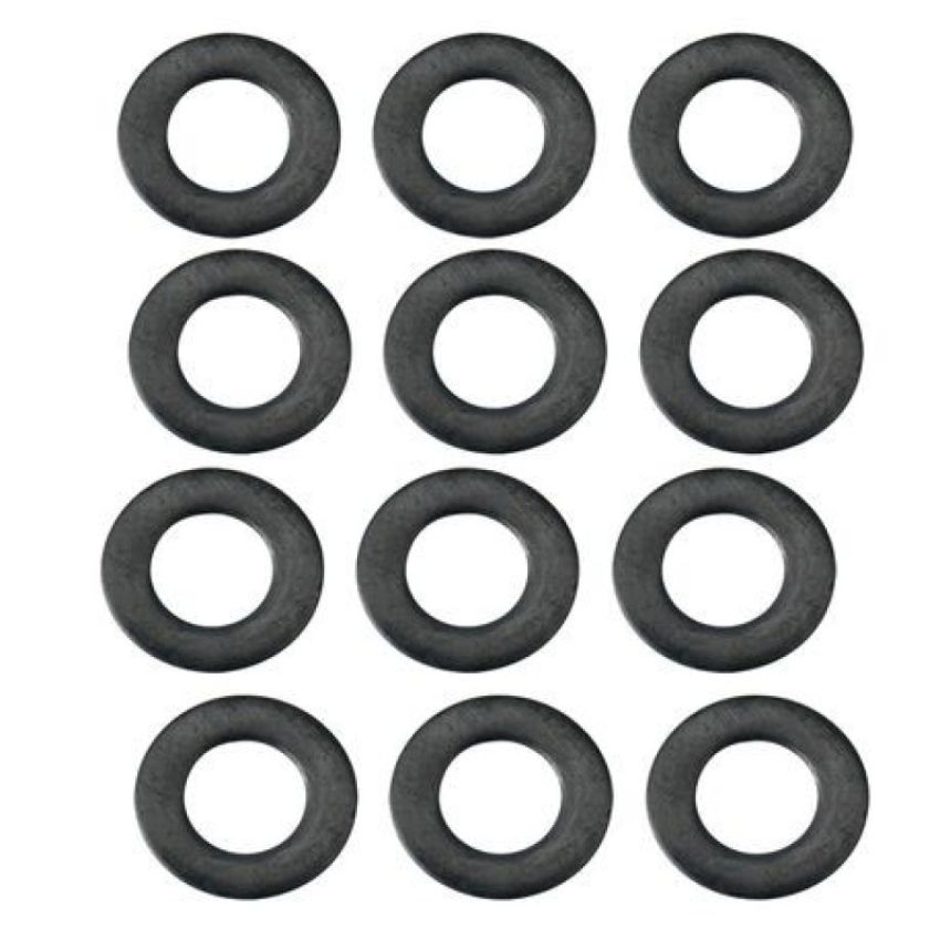 S&S Cycle 50-7015-12 .255in x .438in x .024in Rubber Coated Steel Flat Washer - 12 Pack