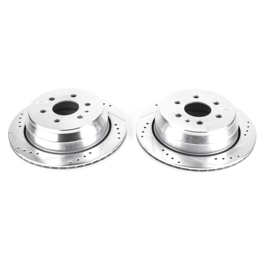 PowerStop AR82189XPR PowerStop Evolution Performance Drilled, Slotted & Plated Brake Rotor Pair