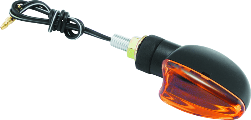 BikeMaster 266011 Ministalk Marker Light V-Shape - Black/Amber