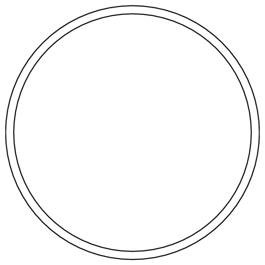 Cometic Gasket C15349 Cometic Holley 4500 Dominator .060in Fiber Air Cleaner Mounting Gasket - 7.3125in Diameter