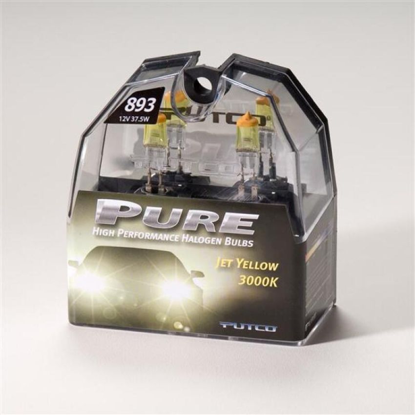 Putco 239005XJY Jet Yellow 9005XS - Pure Halogen HeadLight Bulbs