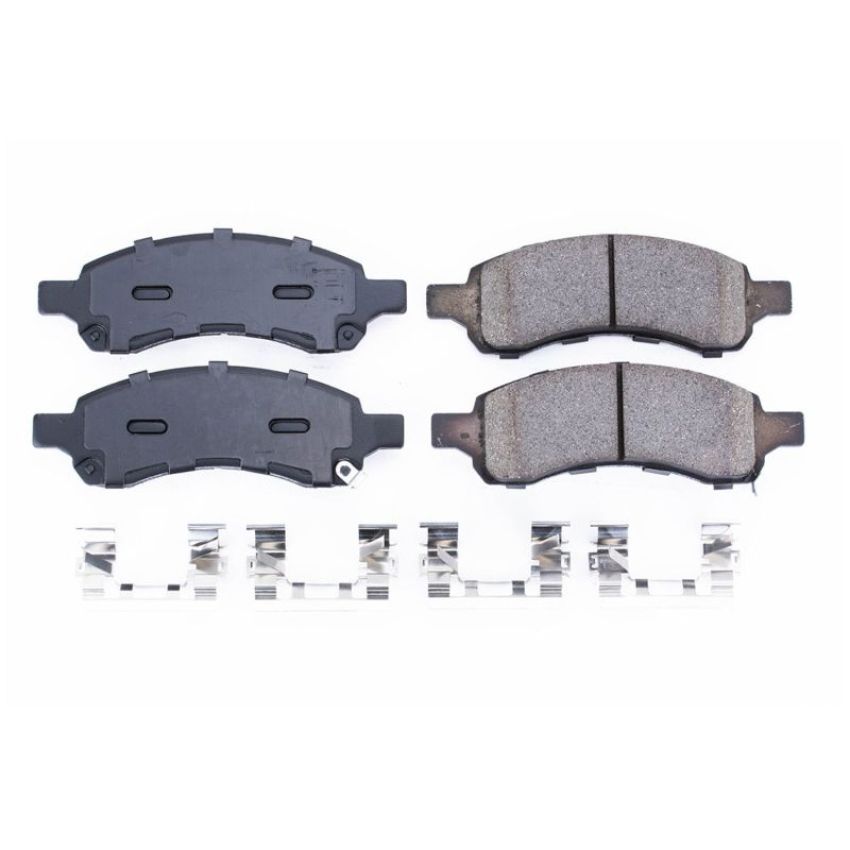 PowerStop 17-1169 PowerStop - Z17 Low-Dust Ceramic Brake Pads with Hardware