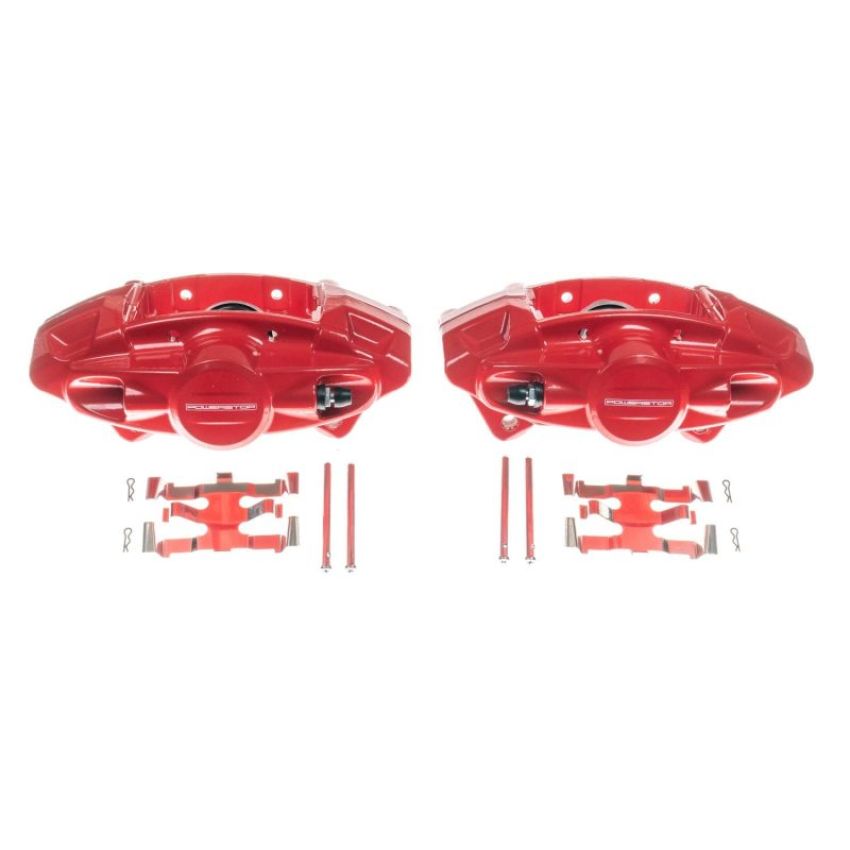 PowerStop S6182 Red Powder Coated Calipers