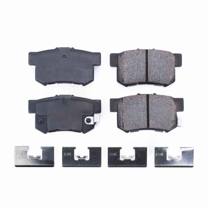PowerStop 17-536 PowerStop - Z17 Low-Dust Ceramic Brake Pads with Hardware