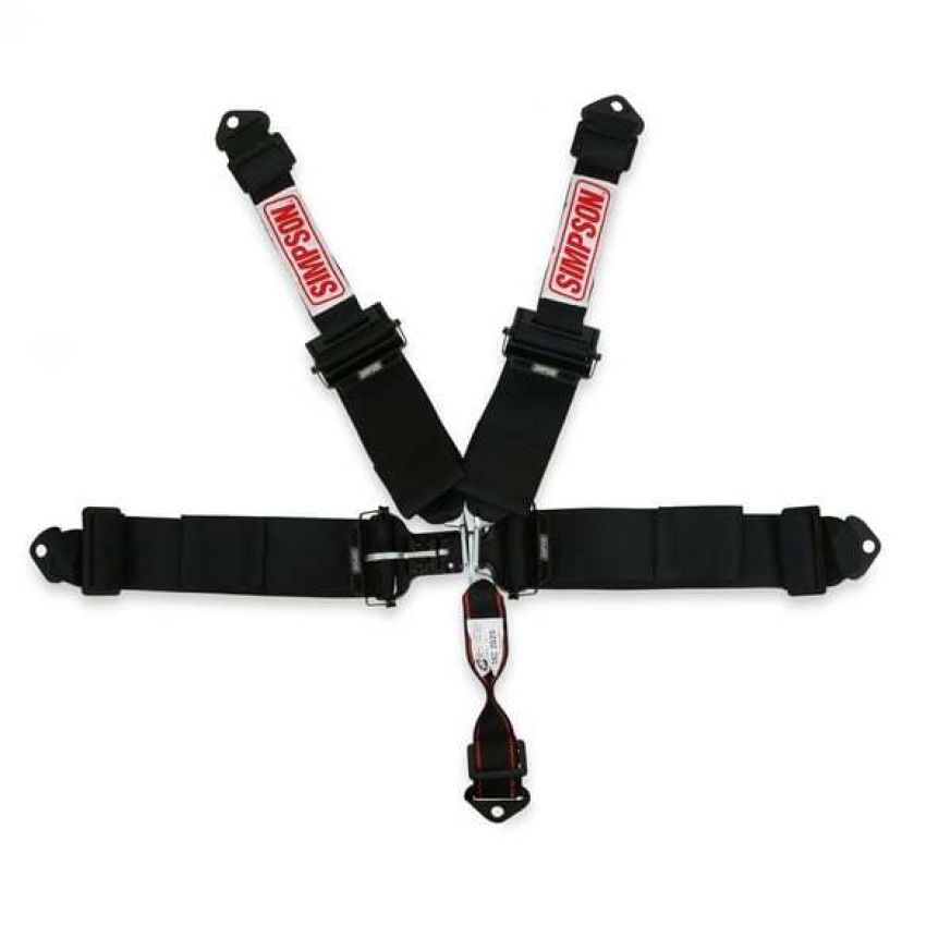 SIMPSON SAFETY SIM132LD5WB Harness 5pt LL Pull-Down 3in / 2in Hans Shldr