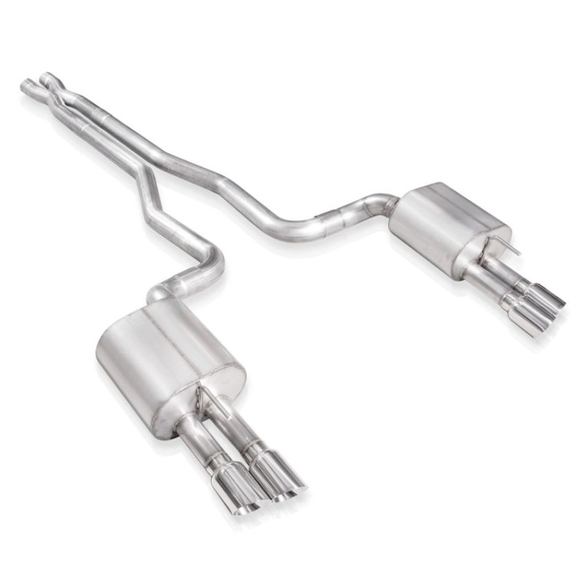 Stainless Works SS14CBHDR 2014-16 Chevy SS Exhaust 3in X-Pipe Chambered Mufflers Polished Tips