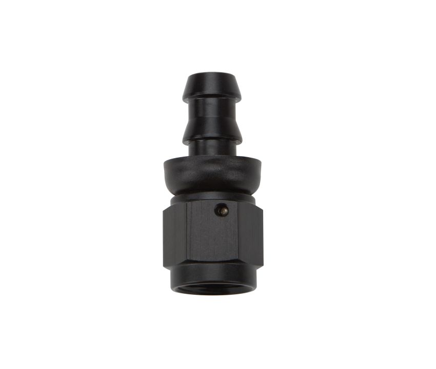 ALLSTAR PERFORMANCE ALL49412 Pushlock Hose End Black Straight -6