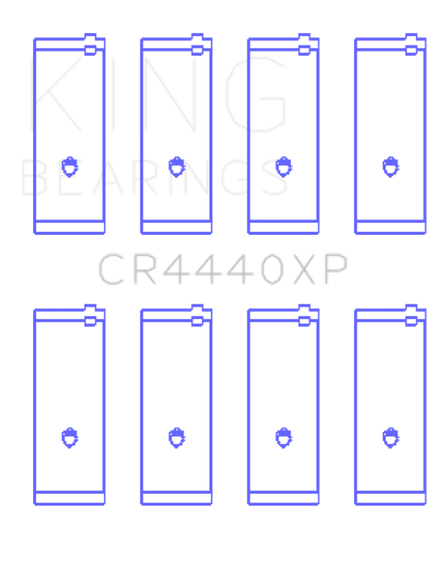 King Engine Bearings CR4440XP0.5 Ford Cortina 2000 Xl (Size +0.50mm) Connecting Rod Bearing Set