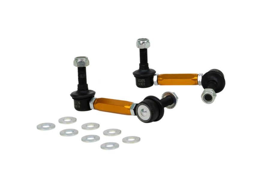 Whiteline Universal Sway Bar Link Assembly Heavy Duty Adjustable Steel Ball 115mm Size