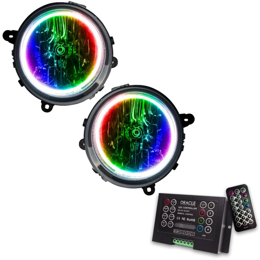 Oracle Lighting 7065-333 SMD Pre-Assembled Headlights, ColorSHIFT(tm) 2.0