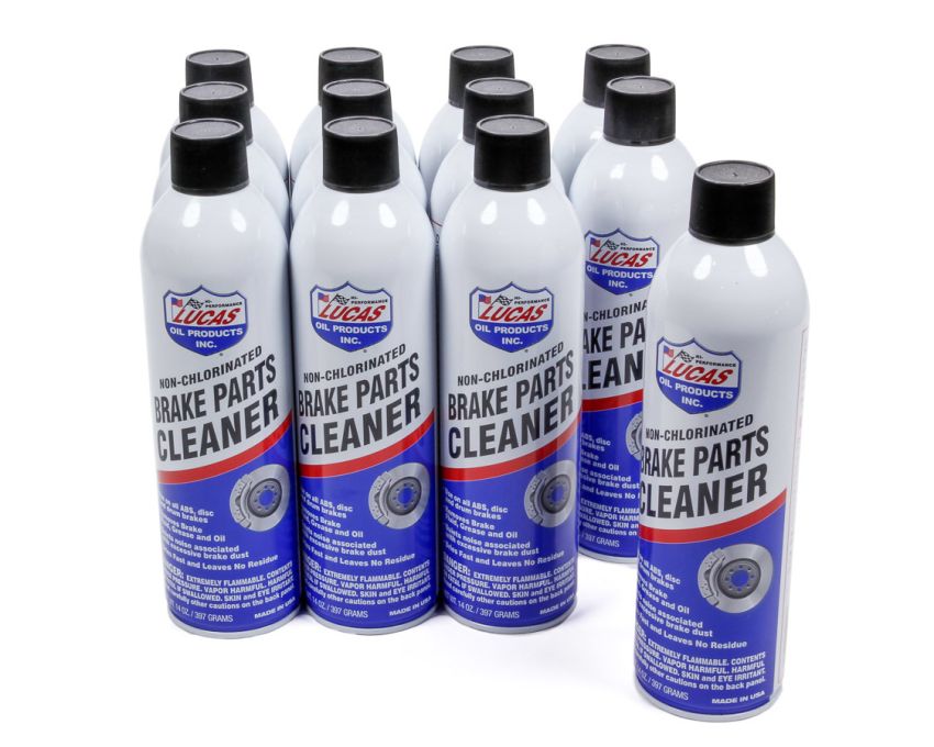 LUCAS OIL LUC10906-12 Brake Parts Cleaner Case 12 x 14oz.