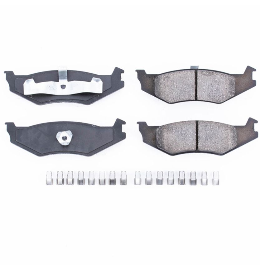PowerStop 17-512 PowerStop - Z17 Low-Dust Ceramic Brake Pads with Hardware