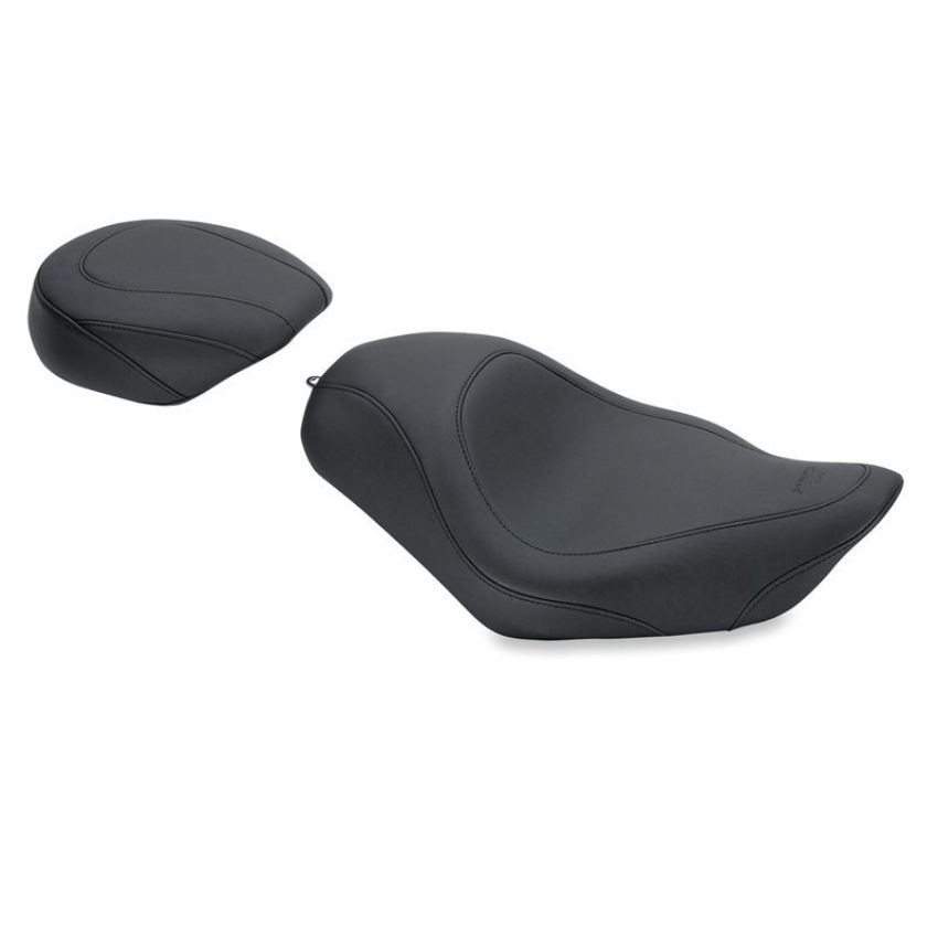 Mustang Motorcycle 76724 Mustang 04-21 Harley Sportster Wide Tripper Solo Seat - Black