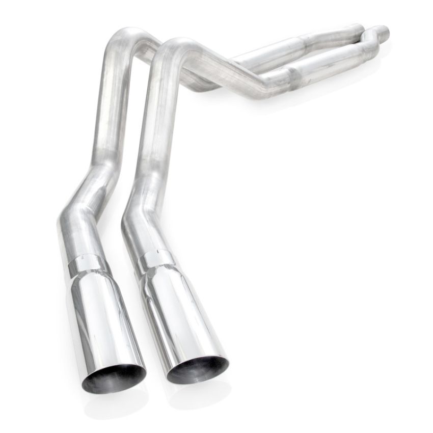 Stainless Works FT11CB 2011-14 F-150 5.0L 3in Exhaust S-Tube Mufflers Behind Passenger Rear Tire Exit