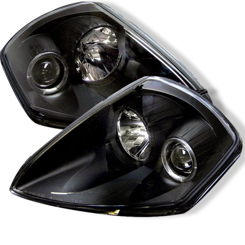 SPYDER 5011374 Projector Headlights - LED Halo - Black