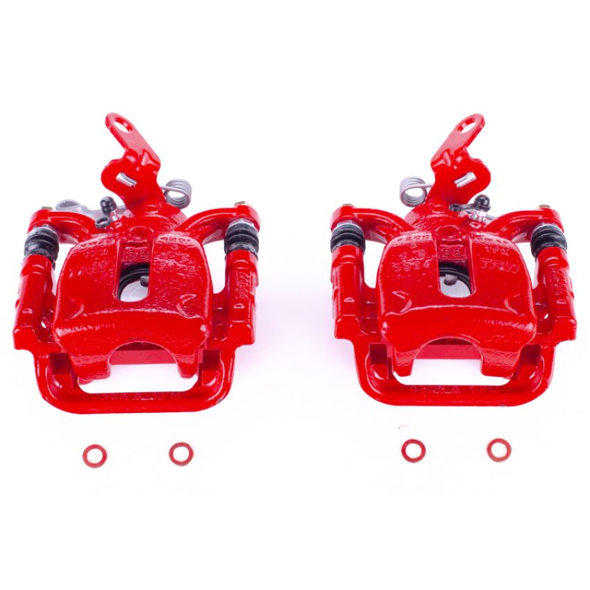 PowerStop S7272 Red Powder Coated Calipers